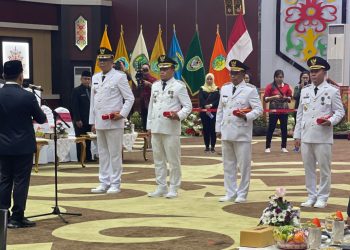 Gubernur Kalteng atas nama Presiden RI Lantik Empat Pj. Bupati