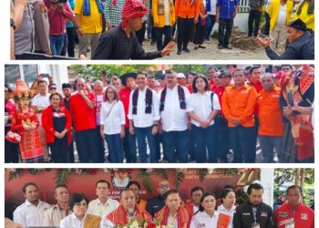 Bapaslon Bupati dan Wakil Bupati Karo Yang Mendaftar ke KPU Hanya Tiga Paslon
