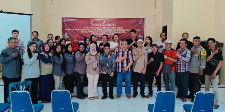 PPS Se-Kecamatan Sabangau Lakukan Sosialisasi DPS