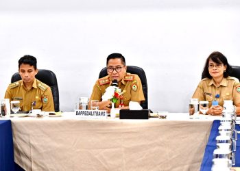 Kepala Bappedalitbang Raker Monitoring dan Pemantauan Program Kegiatan Perangkat Daerah Lingkup lnfrastruktur dan Kewilayahan