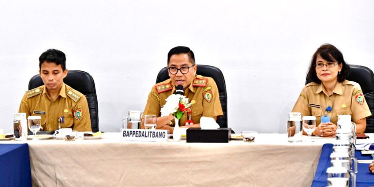 Kepala Bappedalitbang Raker Monitoring dan Pemantauan Program Kegiatan Perangkat Daerah Lingkup lnfrastruktur dan Kewilayahan