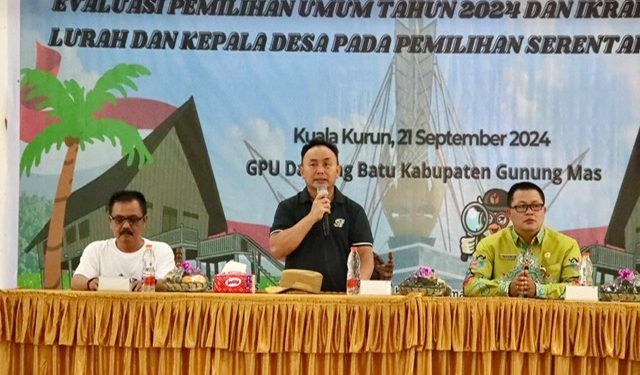 Gubernur Sugianto Sabran Ingatkan Peran Strategis Kades dan Lurah di Gumas