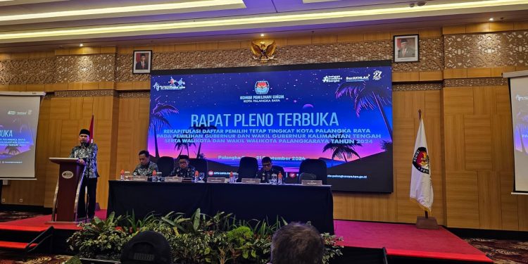 KPU Kota Palangka Raya Tetapkan DPT Pilkada Tahun 2024