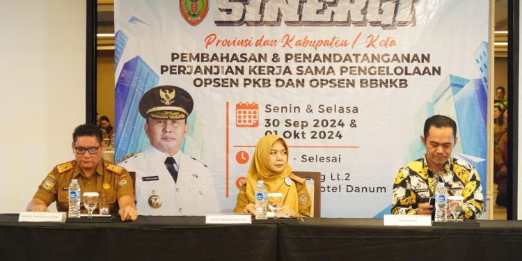 Rakor Pembahasan dan Penandatanganan PKS Pengelolaan Opsen PKB dan BBNKB
