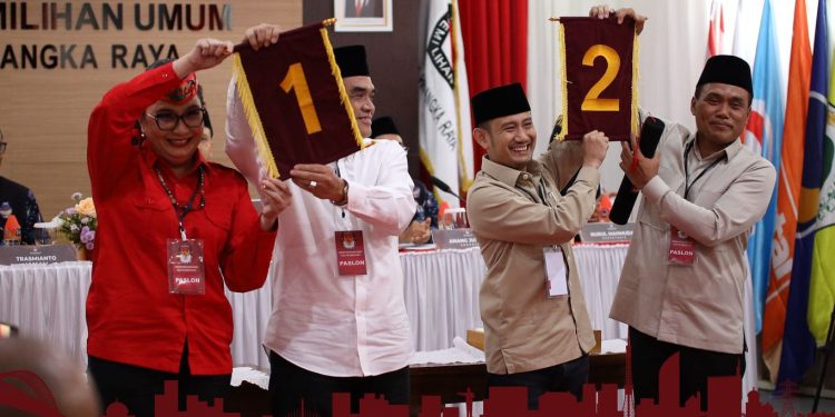 Pilkada Kota Palangka Raya: Rojikin-Vina 1 dan Fairid-Zaini 2