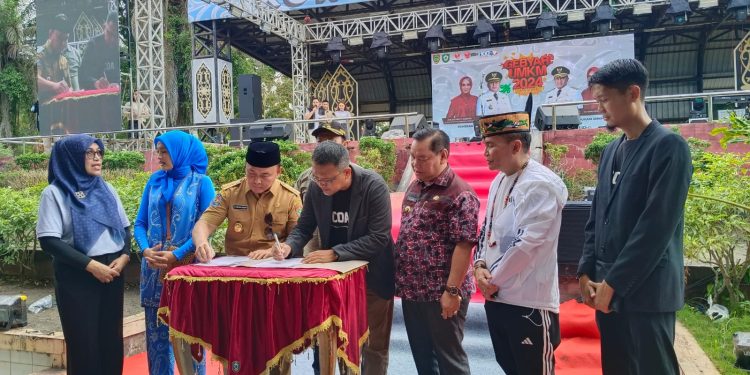 Pemprov Kalteng dan Nusantara Gilang Gemilang Resmi Teken MoU Inkubator Bisnis