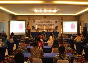 Plh. Sahli Gubernur Ahmad Husain Buka Rapat Evaluasi Kinerja Petugas Antar Kerja Tahun 2024
