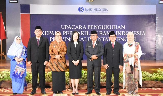 Plt. Sekda Hadiri Pengukuhan Kepala Perwakilan Bank Indonesia Provinsi Kalteng