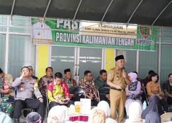 Ikuti Kunker Gubernur Kalteng, Kadisbun Hadiri Pembukaan Pasar Murah di Murung Raya