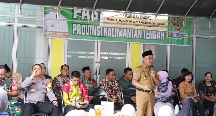 Ikuti Kunker Gubernur Kalteng, Kadisbun Hadiri Pembukaan Pasar Murah di Murung Raya