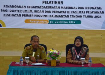 Dinkes Kalteng Gelar Pelatihan Penanganan Kegawatdaruratan Maternal Neonatal