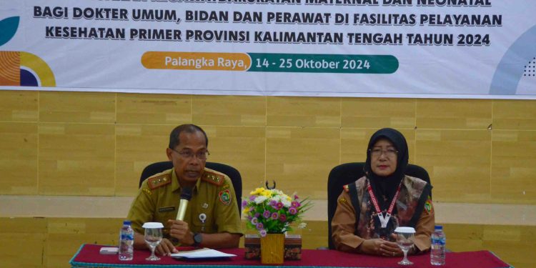 Dinkes Kalteng Gelar Pelatihan Penanganan Kegawatdaruratan Maternal Neonatal
