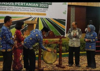 Sahli Gubernur Yuas Elko Buka Rakorda Sensus Pertanian 2023