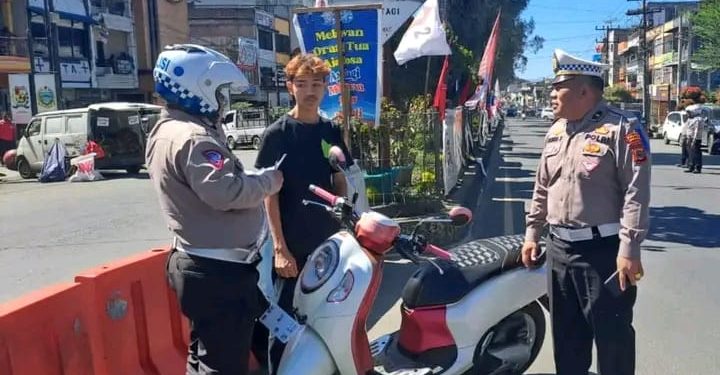 Polres Tanah Karo , Menggelar Operasi Zebra Toba 2024 di Berastagi