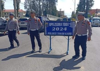 Polres Tanah Karo Kembali Gelar Operasi Zebra Toba 2024 di Kota Kabanjahe
