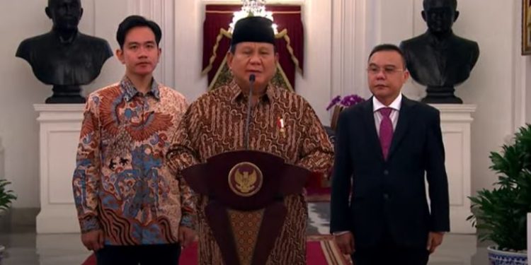 Kabinet Merah Putih Prabowo Gibran Berjumlah 109 Orang