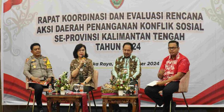 Kepala DP3APPKB Prov. Kalteng Paparkan Implementasi Pelaksanaan Rencana Aksi Perlindungan dan Pemberdayaan Perempuan dan Anak Dalam Konflik Sosial 