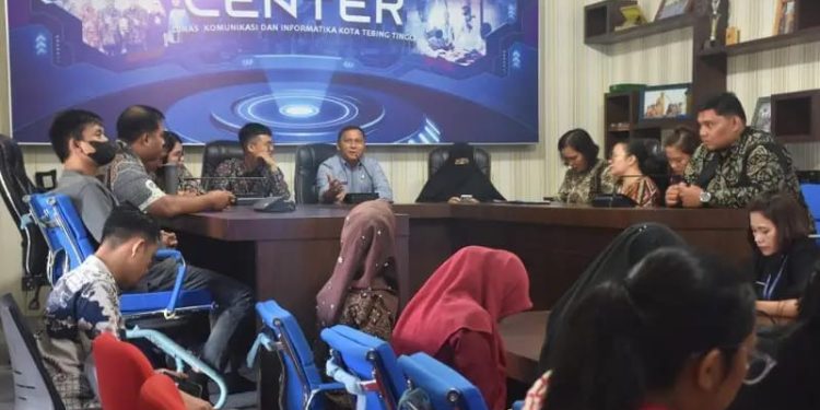 Dinas Kominfo Tebingtinggi Melaksanakan Sosialisasi Program PT Taspen