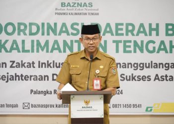 Plh. Sahli Gubernur Buka Rakorda BAZNAS Provinsi Kalteng Tahun 2024