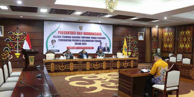 BKD Prov. Kalteng Laksanakan Seleksi Wawancara JPT Pratama Tahun 2024