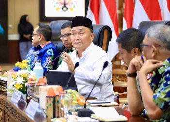 Gubernur Sugianto Sabran Pimpin Rapat Koordinasi Tindak Lanjut Kunker Wapres RI