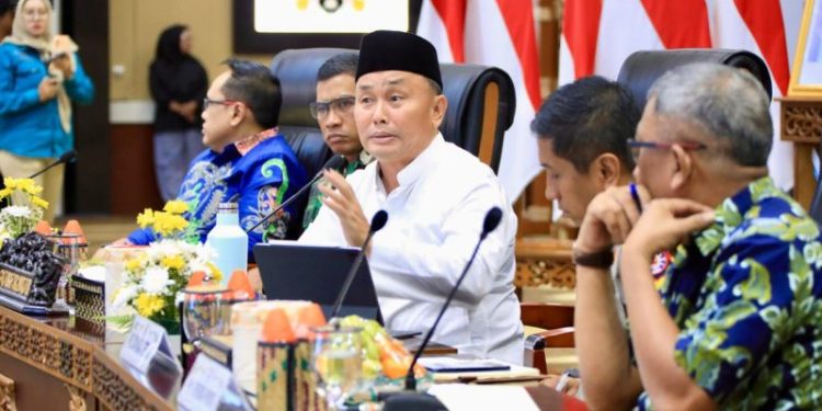 Gubernur Sugianto Sabran Pimpin Rapat Koordinasi Tindak Lanjut Kunker Wapres RI