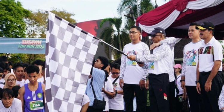Wujudkan SDM Sehat dan Kuat, Pemprov Gelar Disdik Fun Run 5K Kalteng Berkah
