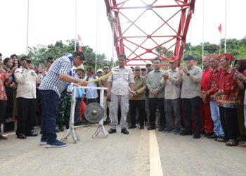 Jembatan Manjul Resmi Operasional, Gubernur Kalteng Harapkan Jadi Pemantik Tumbuhnya Perekonomian