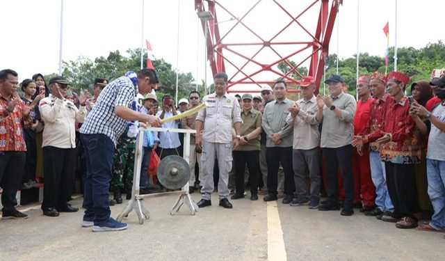 Jembatan Manjul Resmi Operasional, Gubernur Kalteng Harapkan Jadi Pemantik Tumbuhnya Perekonomian