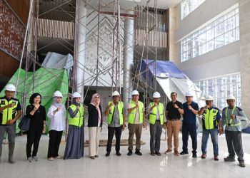 Plt. Sekda Tinjau Progres Pembangunan Lanjutan RSUD Kelas B Hanau