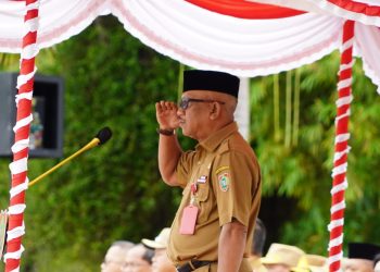 Seluruh ASN dan Pegawai Kontrak Hadiri Apel Gabungan Pemerintah Prov Kalteng