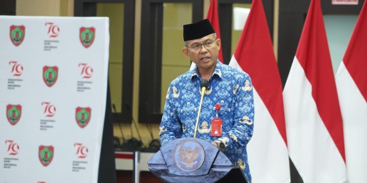 Plh Sahli Gubernur Pimpin Upacara Peringatan HUT ke 53 KORPRI Pemprov Kalteng
