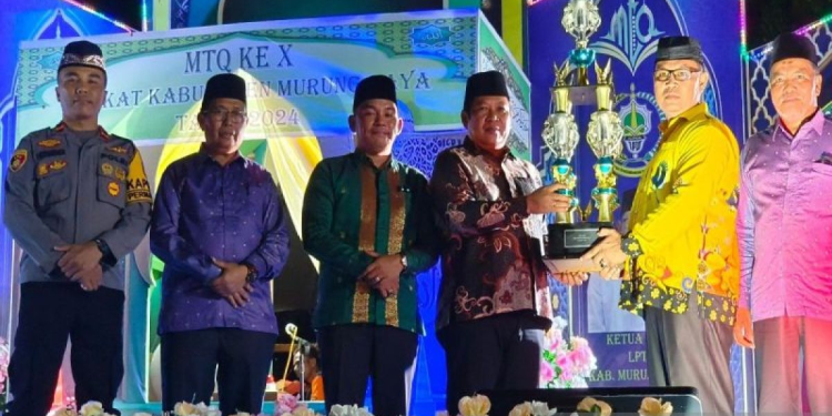 Kecamatan Murung Raih Juara Umum MTQ X Murung Raya