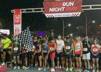 Gubernur Sugianto Sabran Harapkan Sabrun Night Run Berikan Efek Positif