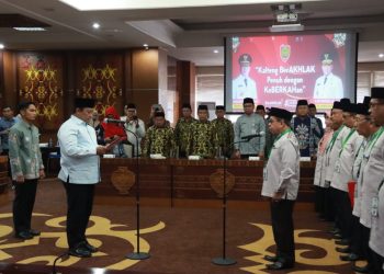 Wagub Edy Pratowo Lantik Dewan Hakim dan Panitera MTQH XXXII Tahun 2024
