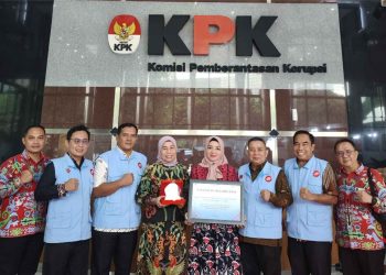 BPSDM Kalteng Menerima Penghargaan dari KPK RI