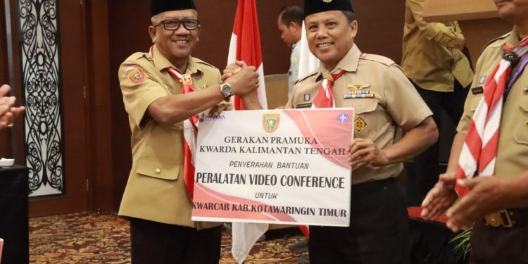Plt Sekda Buka Rakor Pimpinan Kwartir Daerah dan Kwartir Cabang se-Kalteng