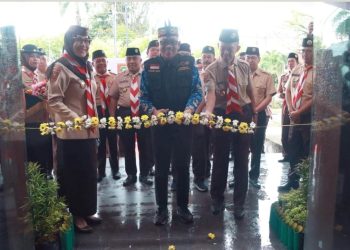 Plt Sekda M Katma F Dirun Resmikan Gedung Kantor Kwarda Gerakan Pramuka Kalteng