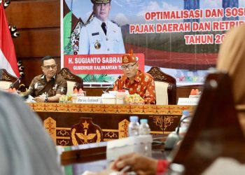 Sahli Gubernur Yuas Elko Pimpin Rapat Optimalisasi dan Sosialisasi Retribusi Daerah
