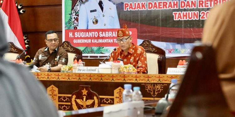 Sahli Gubernur Yuas Elko Pimpin Rapat Optimalisasi dan Sosialisasi Retribusi Daerah