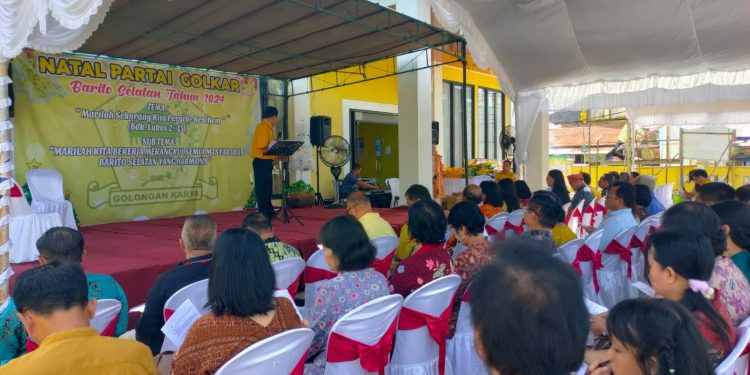 Golkar Barsel Gelar Natal Bersama