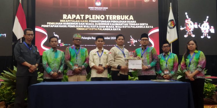 Fairid-Zaini Menang Pilkada Kota Palangka Raya 2024