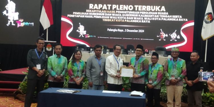 Agustiar Sabran-Edi Pratowo Menang di Palangka Raya