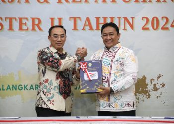 Wagub Edy Pratowo Terima LHP Kinerja dan Kepatuhan Semester II Tahun 2024 Dari BPK Perwakilan Kalteng