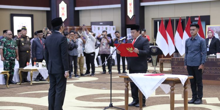 Wagub Edy Pratowo Kukuhkan Kepala BPKP Provinsi Kalteng