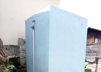 Proyek Pembangunan Bak Air di Desa Sigambirgambir Dikerjakan Tanpa Plank
