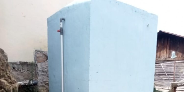 Proyek Pembangunan Bak Air di Desa Sigambirgambir Dikerjakan Tanpa Plank