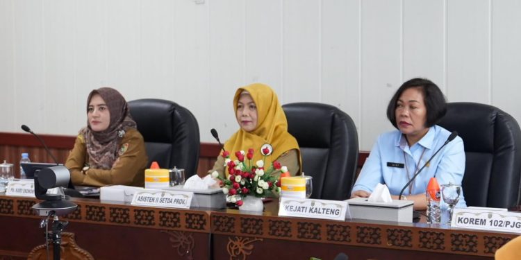 Asisten Ekbang Sri Widanarni Hadiri Rakor Tinjauan Inflasi dan IPH Minggu ke-5 Januari 2025