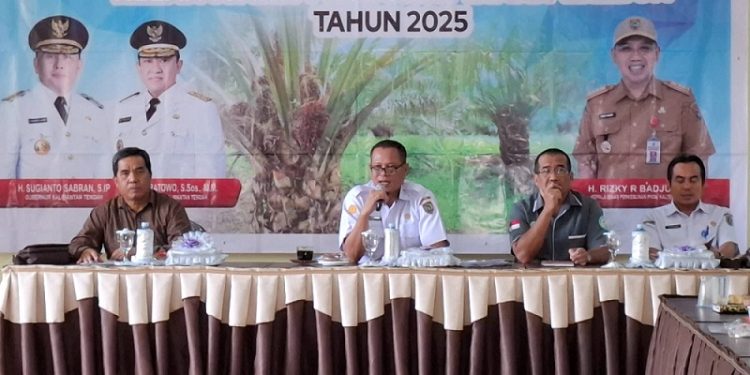 Gelar Rapat Penetapan Harga Pembelian TBS Periode I Bulan Februari 2025, Harga TBS dan CPO Kalteng Naik