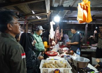 Satgas Pangan dan TPID Kalteng Pantau Harga Pangan di Pasar Tradisional Palangka Raya